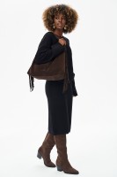 Torebka 6 BS Skóra Naturalna Seal Brown