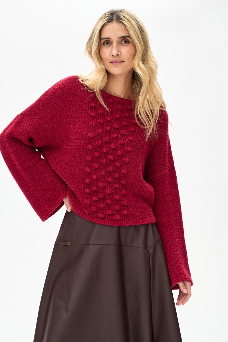 Sweter Damski Colix Carmine