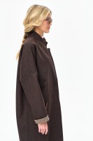 Płaszcz Damski Rebeca Dark Chocolate