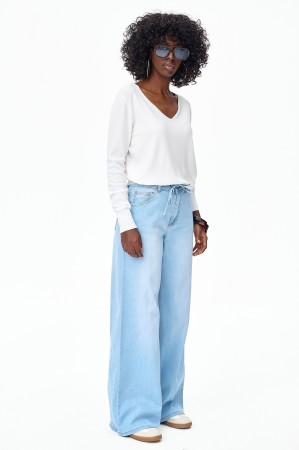 Jeansy Damskie 3D 1716 Light Jeans