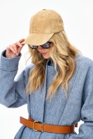 Czapka Z Daszkiem MZ 24100 Warm Beige