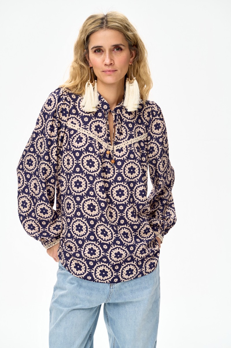 Bluzka Damska Tiffani Dark Blue