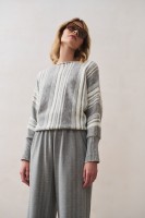 Sweter Damski Hippie Light Gray