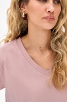 T-shirt Damski Mango Antique Pink