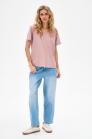T-shirt Damski Mango Antique Pink