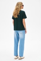 T-shirt Damski Mango Dark Green