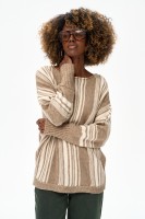 Sweter Damski Hippie Light Brown