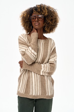 Sweter Damski Hippie Light Brown