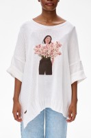 Sweter Damski Blooming Ecru