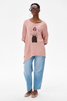 Sweter Damski Blooming Antique pink