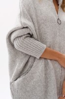 Kardigan Damski Panga Light Gray
