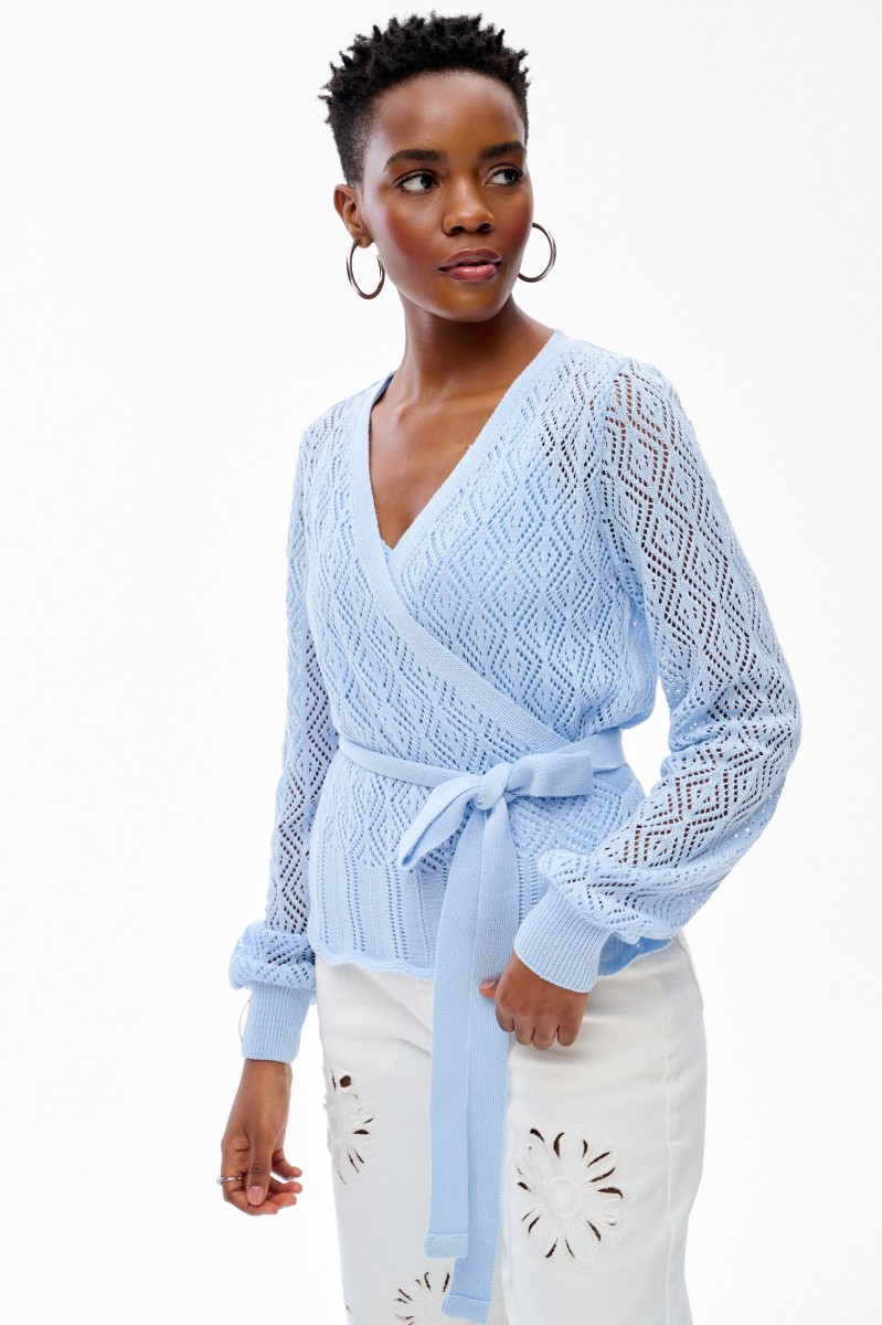 Kardigan Damski Sevila Light Blue