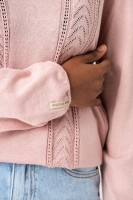 Sweter Damski Poze Powder Pink