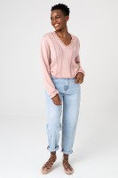Sweter Damski Poze Powder Pink