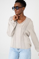 Sweter Damski Poze Stone