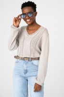 Sweter Damski Poze Stone