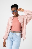 Kardigan Damski Blash Powder Pink