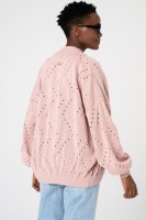 Kardigan Damski Blash Powder Pink