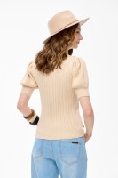 Sweter Damski Talu Light Beige
