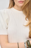 Sweter Damski Talu Ecru