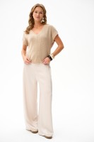 Bluzka Damska Niga Light Beige