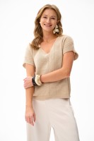 Bluzka Damska Niga Light Beige