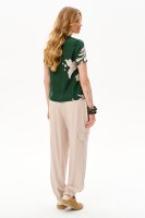 Bluzka Damska Una Dark Green
