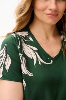 Bluzka Damska Una Dark Green