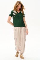 Bluzka Damska Una Dark Green
