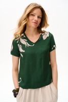 Bluzka Damska Una Dark Green