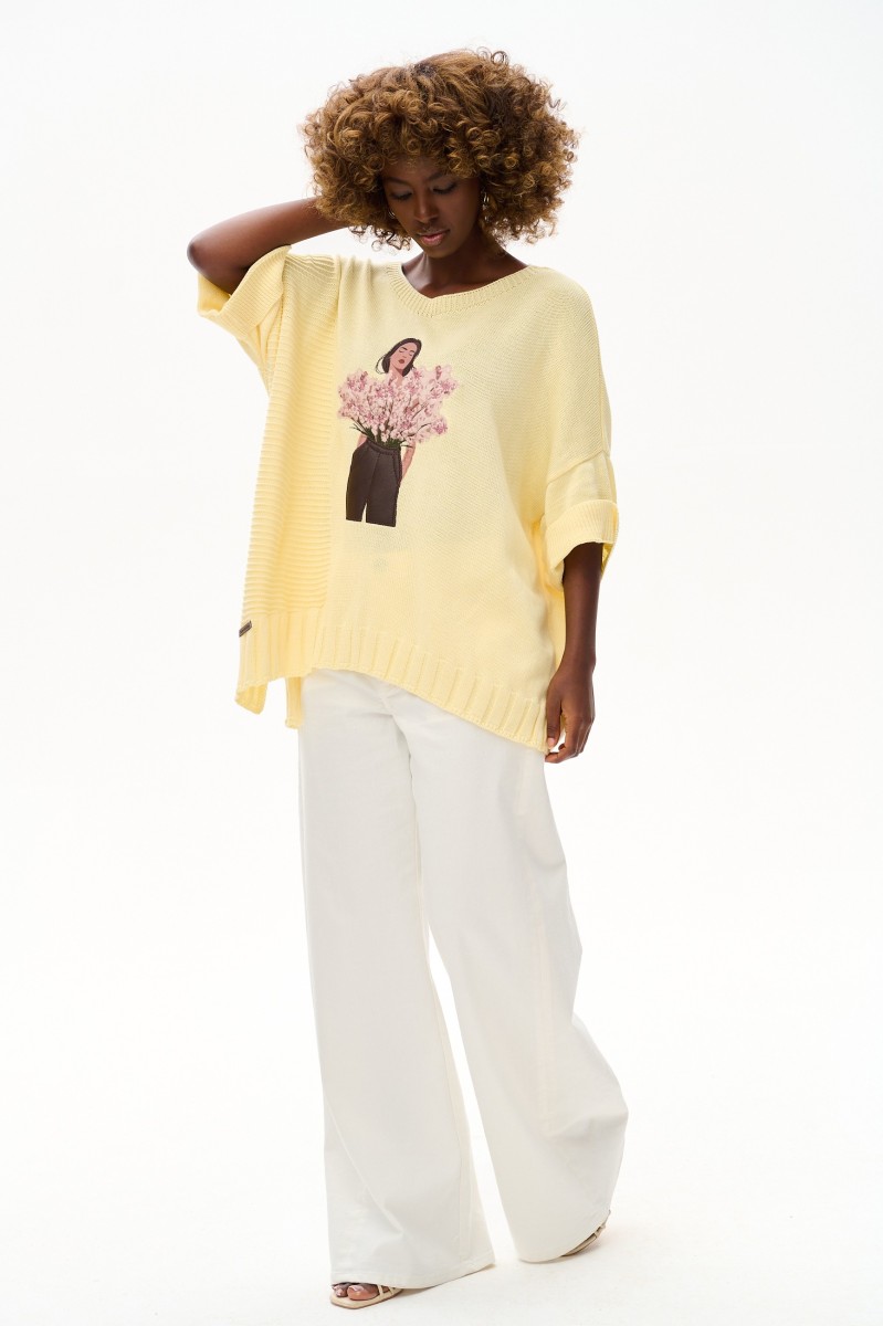 Sweter Damski Blooming Butter