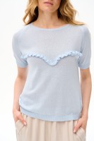 Bluzka Damska Fiks Light Blue