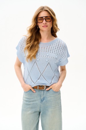 Bluzka Damska Haks Light Blue