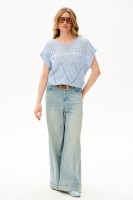 Bluzka Damska Haks Light Blue