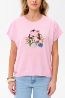 Bluzka Damska Garden Light Pink
