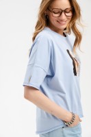 Bluzka Damska Arya Light Blue