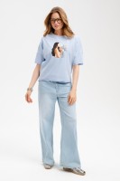 Bluzka Damska Arya Light Blue