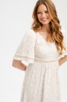 Sukienka Risa Flowers Light Beige