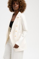 Marynarka Damska Endorfina Plus Size Ivory