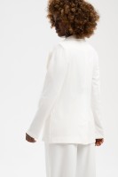 Marynarka Damska Endorfina Plus Size Ecru