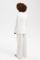 Marynarka Damska Endorfina Plus Size Ecru