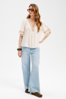 Bluzka Damska Amanda Light Beige