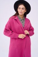 Płaszcz Damski Huggo Plus Size Rusted Rose