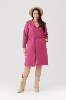 Płaszcz Damski Huggo Plus Size Rusted Rose