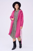 Płaszcz Damski Huggo Plus Size Rusted Rose