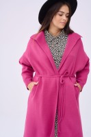 Płaszcz Damski Huggo Plus Size Rusted Rose
