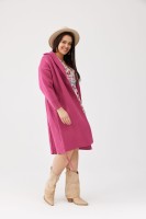 Płaszcz Damski Huggo Plus Size Rusted Rose