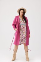 Płaszcz Damski Huggo Plus Size Rusted Rose