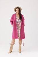 Płaszcz Damski Huggo Plus Size Rusted Rose