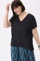 Bluzka Damska Cygaro Plus Size Czarny